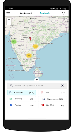 Trackingo Operator Screen 3