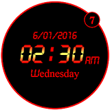 LED Minimal Clock Live WP icon