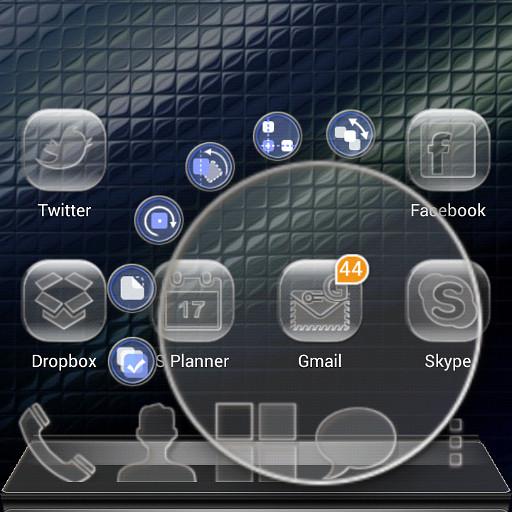 Next Launcher Glass Theme 1.04 Icon