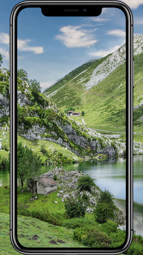 Android application fondos de pantalla de montañas screenshort