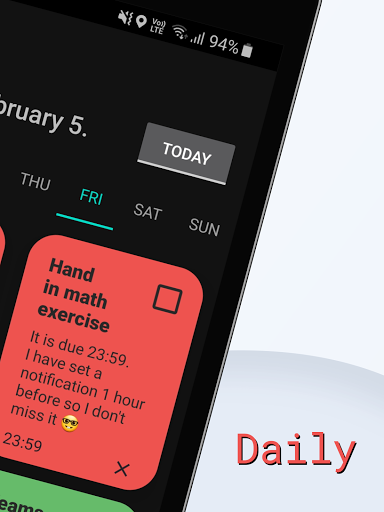 Screenshot of Daily - organize your life!