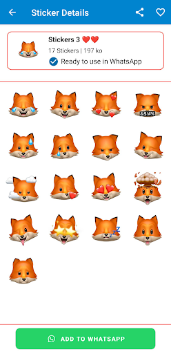 Animal Memoji - WASticker Screenshot 4 - AppWisp.com