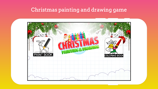 Christmas color painting game