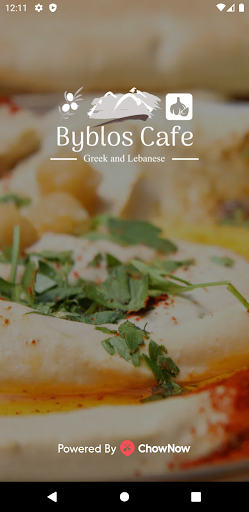 Android application Byblos Cafe Greek and Lebanese screenshort