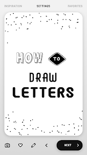 Hand lettering generator for i