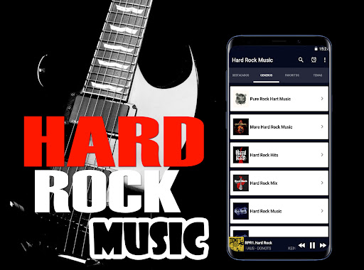Android application Hard Rock Music screenshort