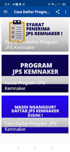 Cara Daftar Program JPS Kemnaker