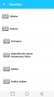 Spanish Bible Dictionary Screenshot