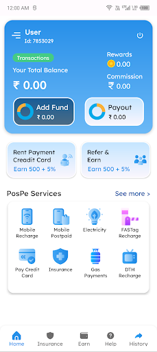PosPeBiz - Recharge & BBPS Screen 2