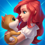 Cover Image of Unduh Meow Match: Cats Matching 3 Puzzle & Ball Blast  APK