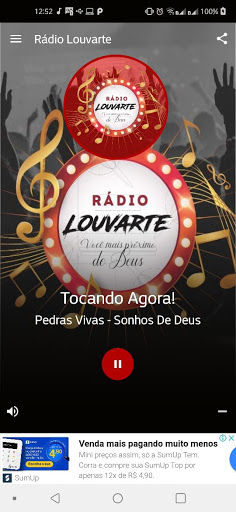 Android application Radio Louvarte Oficial screenshort