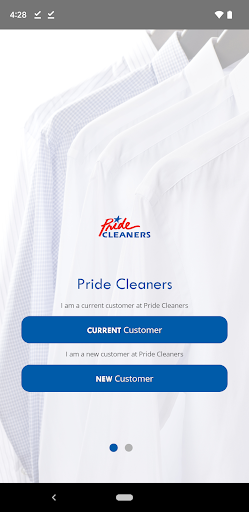 Android application Pride Cleaners screenshort