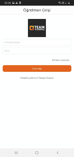 Android application TeamWork Teacher screenshort