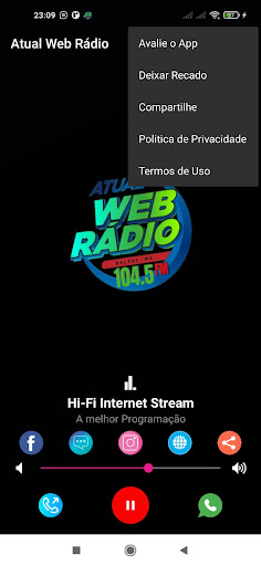 Atual Web Rádio Screen 2