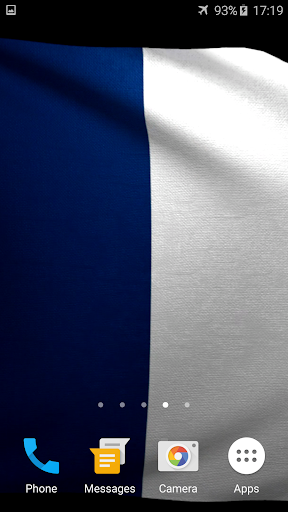 Flag of France Live Wallpaper Screen 3