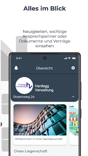 Android application Hardegg Verwaltung screenshort