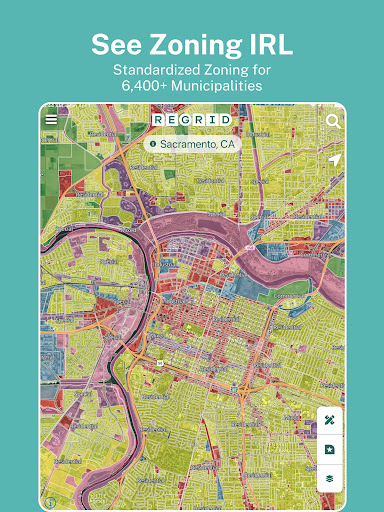 Screenshot of The Regrid Property App