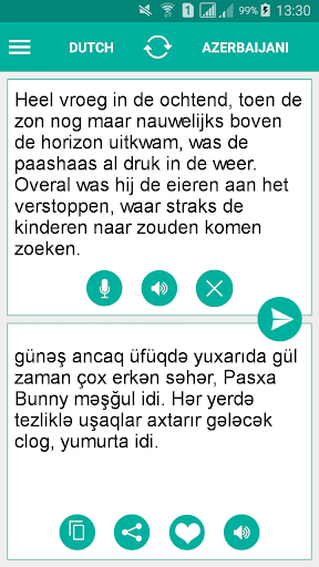 Android application Azerbaijani Dutch Translator screenshort