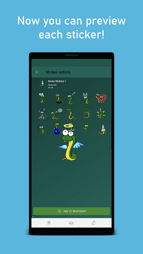 Snake WAStickerApps Screen 3