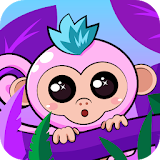 Fun monkey mountain fingerlings icon