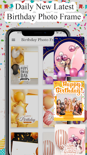 Birthday Photo Frame Editor Screen 2