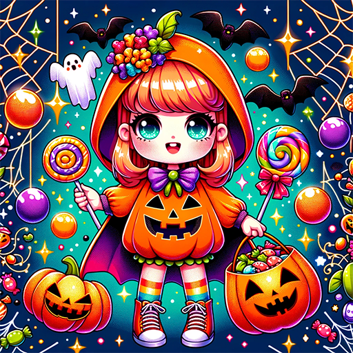 Rainbow Halloween Dollhouse Logo