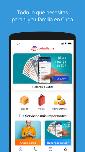 Android application Cuballama te da más screenshort