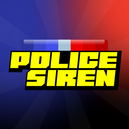 Police Siren Simulator. Prank logo