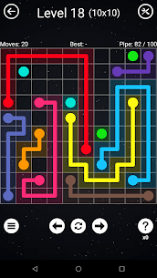 الربط بين النقاط – لون الاتصال – لون الخط 3