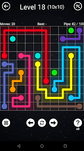 Free Online Color Lines Puzzle Game