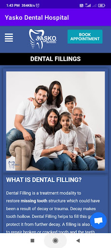 Yasko Dental Hospital Screen 3