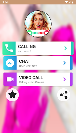 Android application Fake Call From rebecca zamolo screenshort
