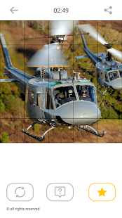 Helicopter Mosaic Puzzles 1.2 APK screenshots 7