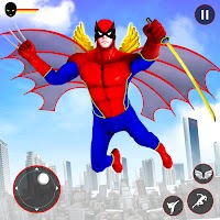 Flying Robot Rescue Superhero