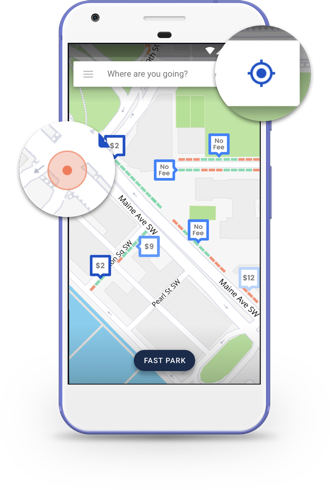 Android application Westerville Parking screenshort