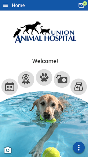 Android application Union Animal Hospital screenshort