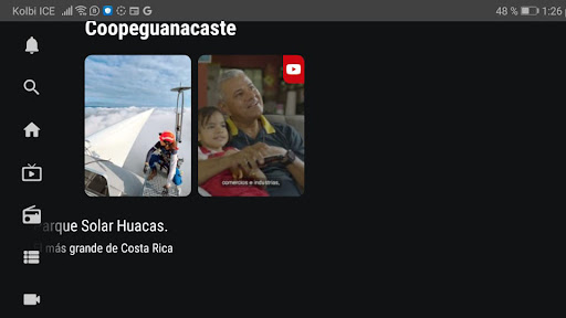 Coopeguanacaste CGTV Screen 3