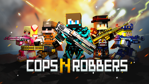 Cops N Robbers - 3D Pixel Craft Gun Shooting Games 10.2.0 screenshots 1