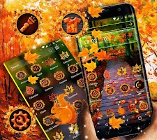 screenshot of Autumn Launcher Theme