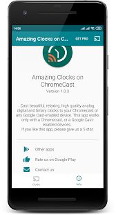 Time on Chromecast | 🕒 Uhr au Screenshot