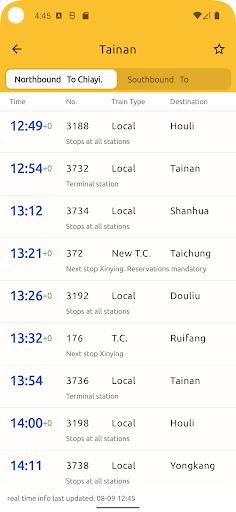 TransTaiwan: Railway Navigator screenshot 3
