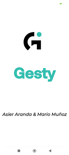 Android application Gesty screenshort