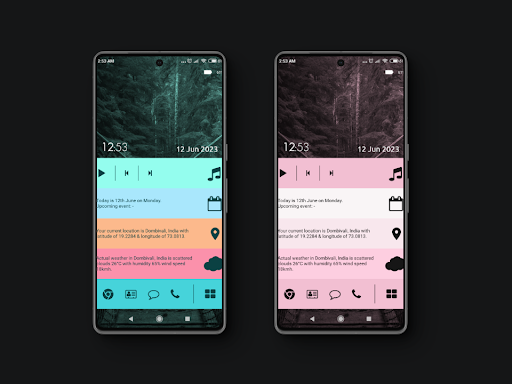 A11 Theme for KLWP Screen 2
