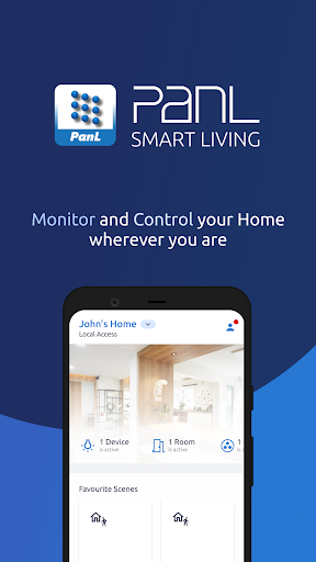 Android application PanL Smart Living screenshort