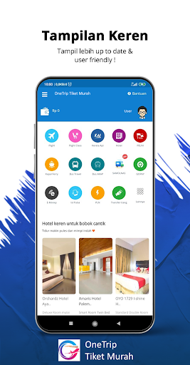 Android application OneTrip Tiket Murah screenshort