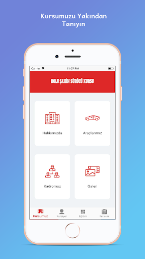 Android application Bolu Şahin Sürücü Kursu screenshort