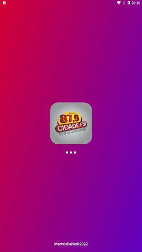 Android application Rádio 87,9 Cidade FM screenshort