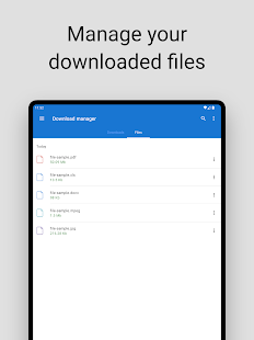 Download manager Captura de tela