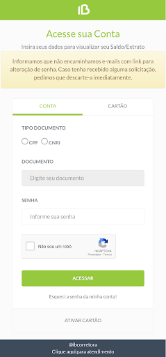 IB Corretora Screen 2
