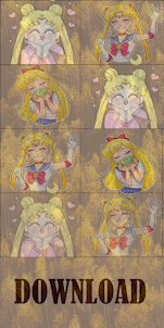 Stiker Sailor Moon stickers